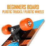 Rudeboys 17-Inch Mini Wooden Cruiser Skateboard