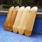 Set of 3 Blank Maple Skateboard Decks, 31"x8