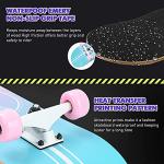 Complete 31" Skateboard with 8-Layer Maple Deck - Pink