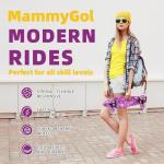 Nattork 22" Mini Cruiser Skateboard with Light-Up Wheels