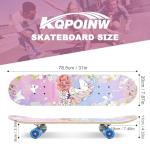 Colorful Flashing Wheel Skateboard for Beginners