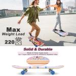 Colorful Flashing Wheel Skateboard for Beginners