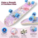 Colorful Flashing Wheel Skateboard for Beginners