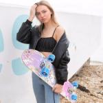 Colorful Flashing Wheel Skateboard for Beginners