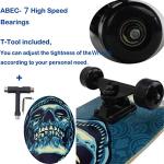 Dreambeauty 31" Pro Skateboard - Double Kick Concave