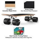 KO-ON 22 Inch Mini Cruiser Skateboard for Kids