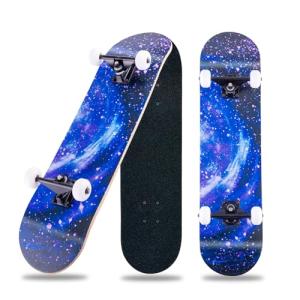 31" Complete Skateboard for Beginners - Blue