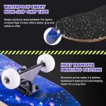 31" Complete Skateboard for Beginners - Blue