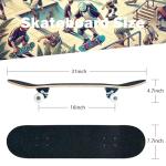 31" Complete Skateboard for Beginners - Blue