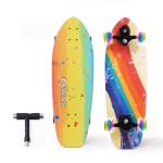 Nattork 29" Kids Rainbow Skateboard for Beginners
