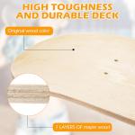 Honoson 6 Pack Blank Skateboard Decks 32x8 Inches