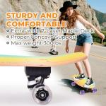 Nattork 29" Kids Rainbow Skateboard for Beginners