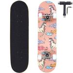 Anneé 31x8 Inch Unicorn Complete Skateboard for Beginners