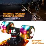 GIEEU Colorful Flashing Wheel Skateboard for Everyone