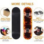 GIEEU Colorful Flashing Wheel Skateboard for Everyone