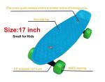 SK8MEMO Mini Skateboard for Kids - Blue