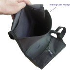 Cooplay Black Skateboard Backpack with Mesh Straps