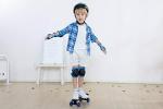 SK8MEMO Mini Skateboard for Kids - Blue