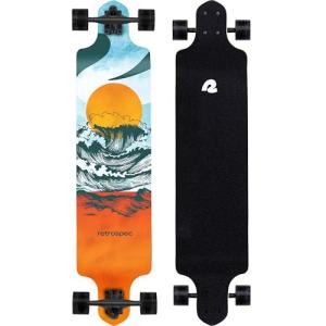 Retrospec Tidal Longboard - 41" Wide & Stable