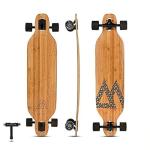 Magneto Bamboo Longboard Skateboard with Gold Bearings