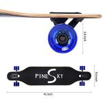 PINESKY 41" Maple Longboard for Cruising and Carving