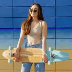 Retrospec Zed Bamboo Longboard Skateboard Complete Cruiser