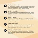 Magneto Bamboo Longboard Skateboard with Gold Bearings