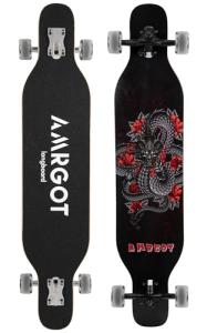 WiiSHAM 42" Complete Drop Down Longboard Cruiser