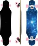 31-Inch Mini Cruiser Longboard with Flame Design