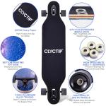 CLYCTIP 41" Longboard Skateboard for All Styles