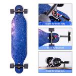 CLYCTIP 41" Longboard Skateboard for All Styles