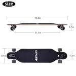 CLYCTIP 41" Longboard Skateboard for All Styles
