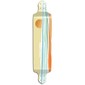 Yocaher 41.25" Drop Down Longboard Deck - Horizon Day