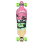 Yocaher 41" Pink N' Mint Drop Through Longboard
