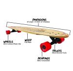 Kahuna 46” Pohaku Longboard Skateboard for Cruising
