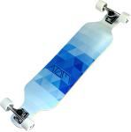 Atom Drop Deck Longboard - 39" Blue Triangles