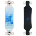 Atom Drop Deck Longboard - 39" Blue Triangles
