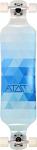 Atom Drop Deck Longboard - 39" Blue Triangles