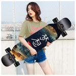 42-Inch Longboard Skateboard for Cruising and Tricks