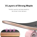 42-Inch Longboard Skateboard for Cruising and Tricks