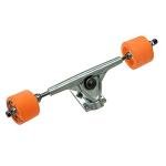 Yocaher 41" Drop Through Longboard Skateboard - Blue N' Red