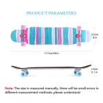 LED Longboard Skateboard for Cruising and Tricks