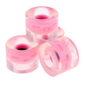 Glow-in-the-Dark Longboard Wheels 4-Pack - Pink