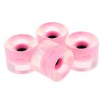 Glow-in-the-Dark Longboard Wheels 4-Pack - Pink