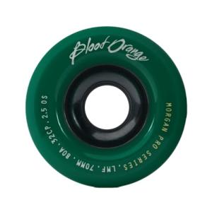 Blood Orange 65mm Longboard Wheels - Midnight Green