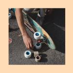 Blood Orange 65mm Longboard Wheels - Midnight Green