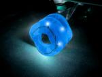Shark Wheel 70mm Longboard Wheels with Blue Lights