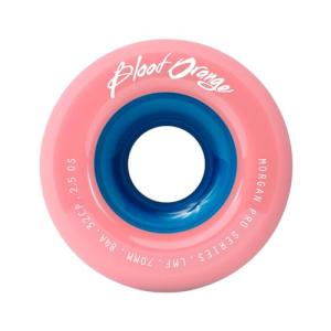 Blood Orange Morgan 70mm Longboard Wheel - Coral