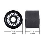 Rollerex YOLO 70mm Longboard Wheels for Smooth Cruising