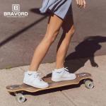 BRAVORD 70MM 82A Longboard Cruising Wheels - Set of 4